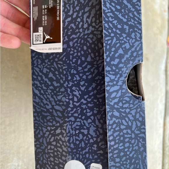 Jordan Retro 3 Denim SE Fire Red 11.5 - Picture 10 of 10